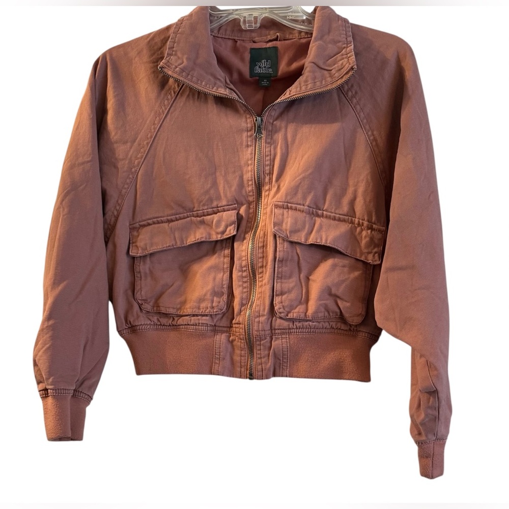 Wild Fable Mauve Bomber Jacket